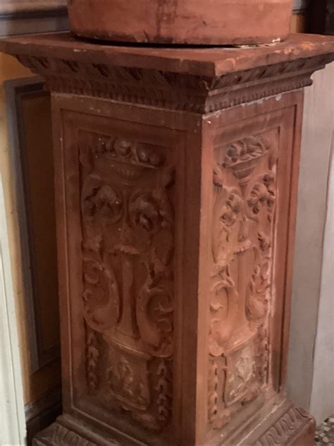proantic large terracotta signed hp moreau