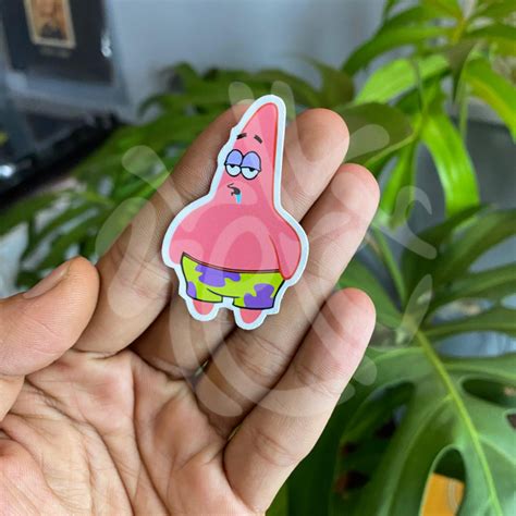 jual sticker patrick star aesthetic sticker sticker tumblr