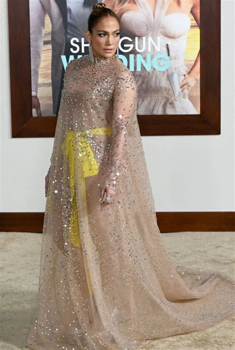 J Lo's Sheer Valentino Dress at Shotgun Wedding Premiere | PS Fashion
