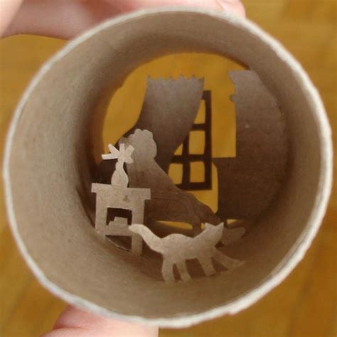 Fresh Pics: Toilet Paper Roll Art