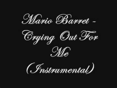 Mario Barret - Crying Out for Me (Instrumental) - YouTube