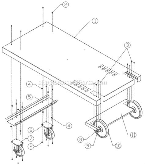 Dacor BBQ Cart | OGCW52 | eReplacementParts.com