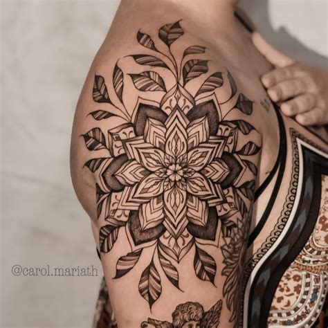 Tatuagens Preto E Branco - Mandala Preto e Branca - Tattoo | Tatuagens