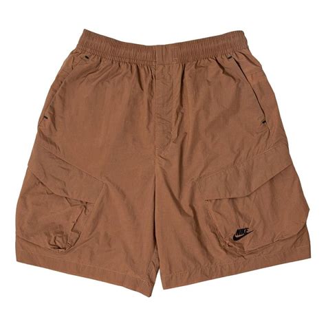 Nike Sportswear Tech Essentials Woven Utility Shorts 'ARCHAEO BROWN' D ...