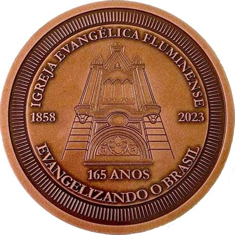 165 Anos da Igreja Evangélica Fluminense - Brasil – Numista