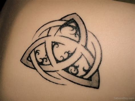 Black Inked Pagan And Wiccan Tattoo - Tattoos Designs