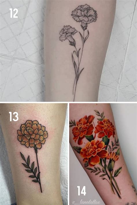 flower of october tattoo 2