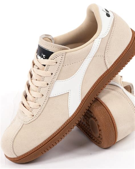 Diadora Tokyo Trainers Parchment - 80s Casual Classics