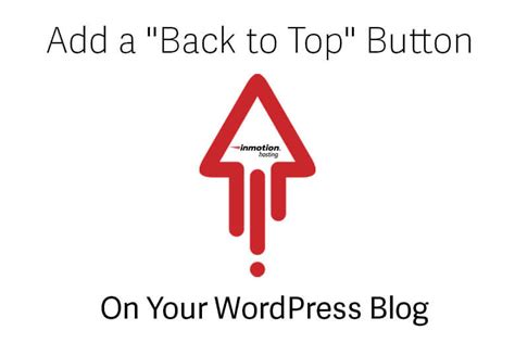 add    top button   wordpress blog