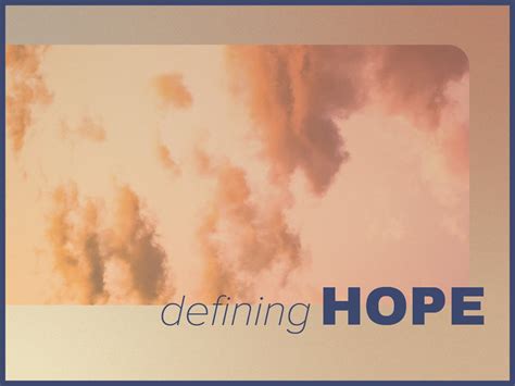defining hope nuance required