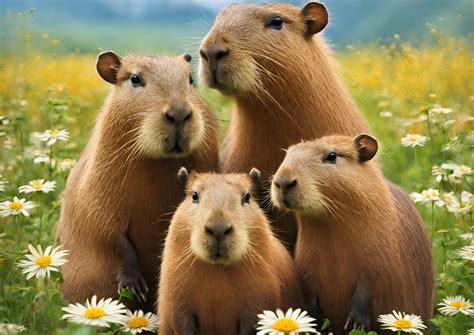 Capybara 12-month Calendar for Capybara Lovers and Animal Lovers. 2024 ...