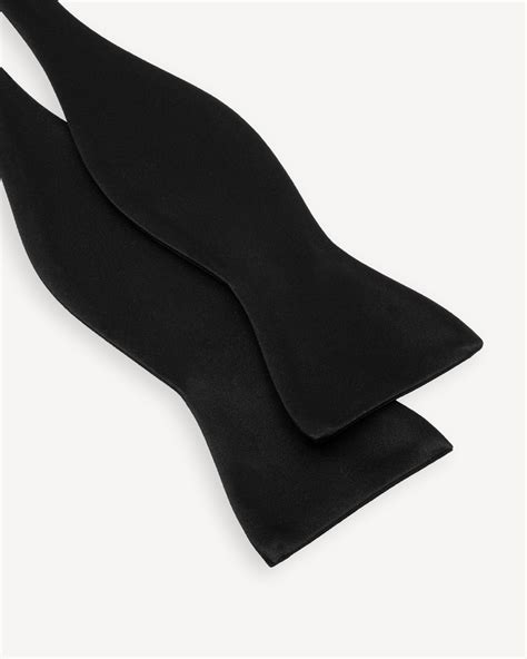 black satin silk butterfly  tie bow tie   italy besnard