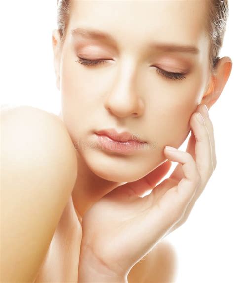 Beautiful woman face stock photo. Image of wellness, adult - 39983058