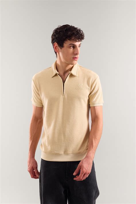 Fawn Textured Polo