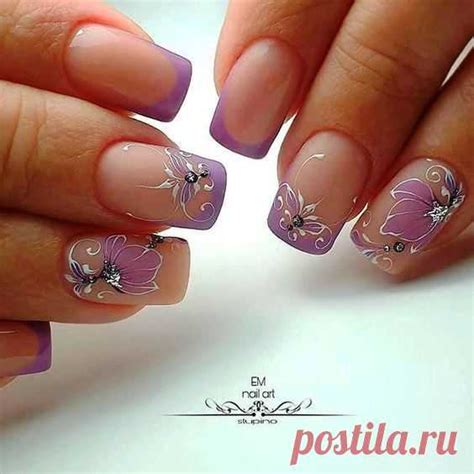 Весенние ногти с цветами | Маникюр| Дизайн ногтей | Постила