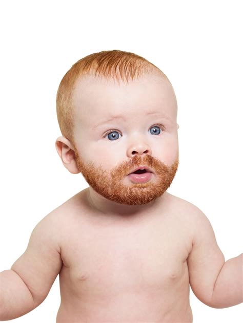 baby with a beard - Captions Ideas