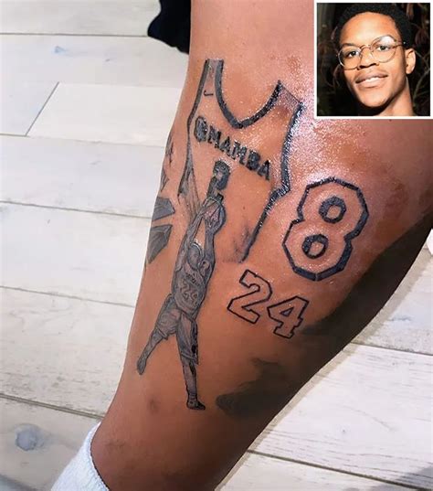 Shareef O'Neal Honors Kobe Bryant with Tattoo