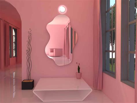 pink interior space design ideas