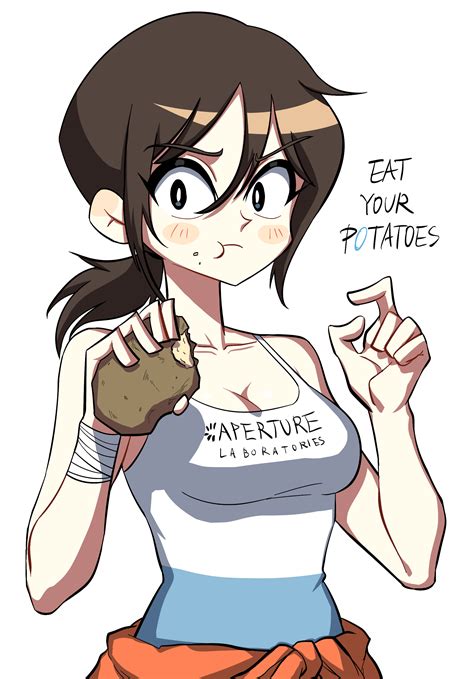 Portal2 Chell by shrimpring on DeviantArt