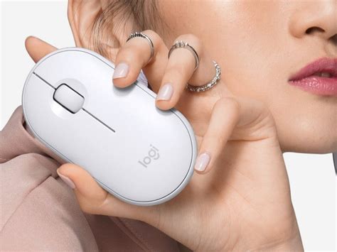 Logitech Pebble i345 wireless iPad mouse has a portable design ...