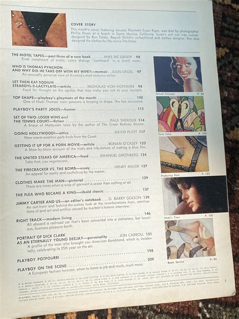 Playboy Magazine March 1977-Pat Moynihan-Susan Kiger-Nicki Thomas#1