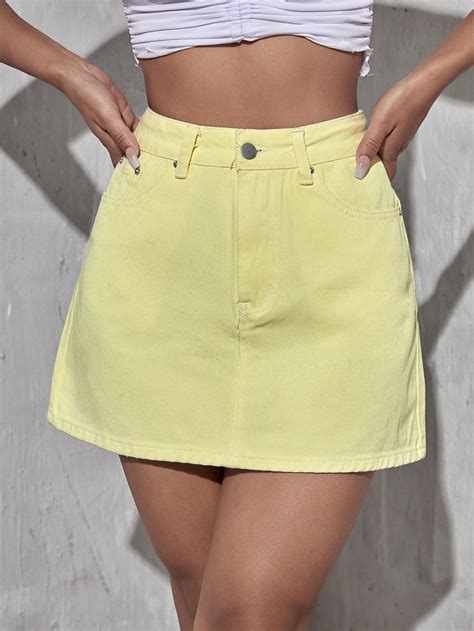 yellow color skirt 2