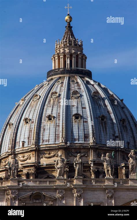 The dome of St. Peter's Basilica was designed by Michelangelo in the ...