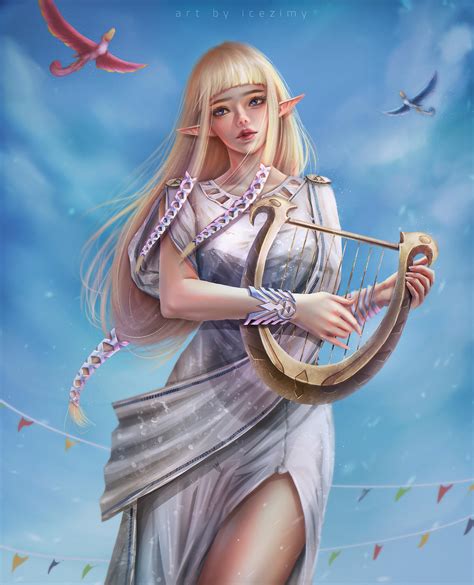 [SS] [OC] Princess Zelda - Skyward Sword - Ballad of the Goddess Fanart ...