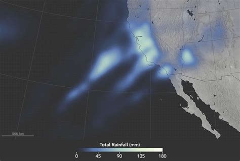 Atmospheric River Over California - WordlessTech