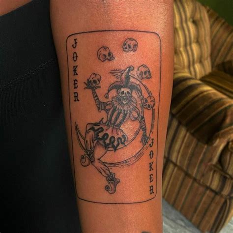 Joker Playing Card Tattoo Designs