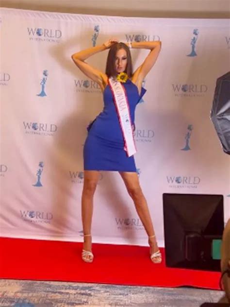 'World's tallest model' enters Ms World pageant and stuns with record ...