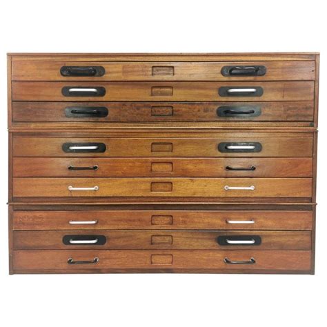 Vintage Abbess Plan Chest of Drawers Artists Map Table | Chest of ...