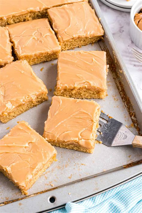 peanut butter cake with peanut butter icing 8
