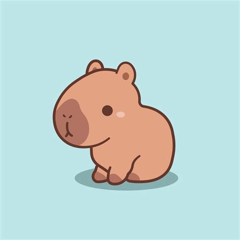 Capybara | Adesivos bonitos, Capivara desenho, Imagens de capivara