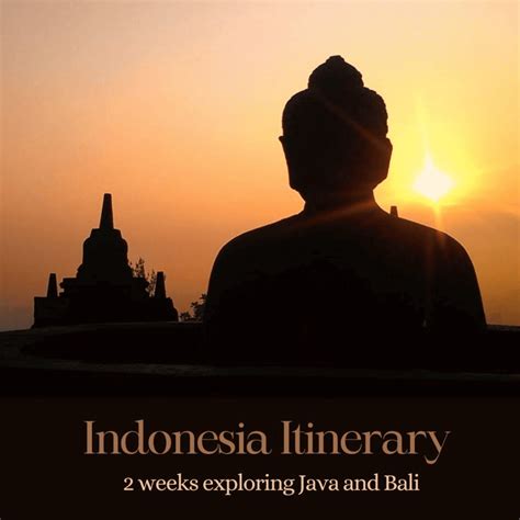 week indonesia itinerary java bali ultimate adventure