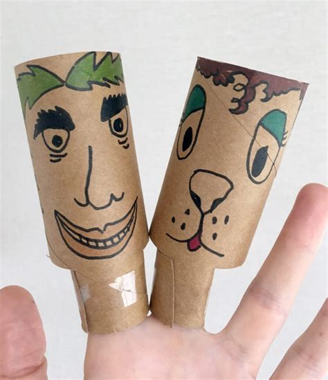 Funny Finger Puppets - RAW Art