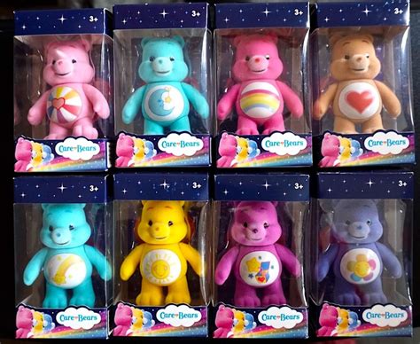 8 care bears 80401 collectable flock figures • antiche curiosità