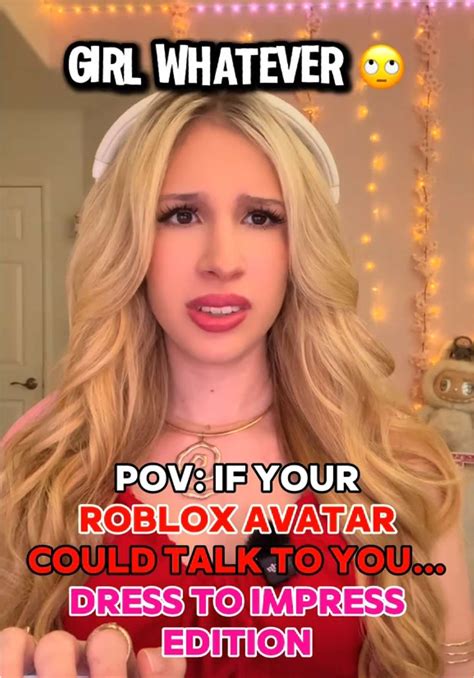 ¿Qué diría tu AVATAR en ROBLOX si pudiera HABLAR? | TikTok