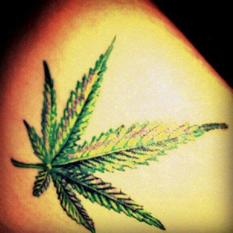 Pot Leaf Tattoos For Girls