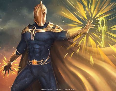Doctor Fate Fan Art DC Universe Dr Fate Helm Maske Fan Art Cosplay