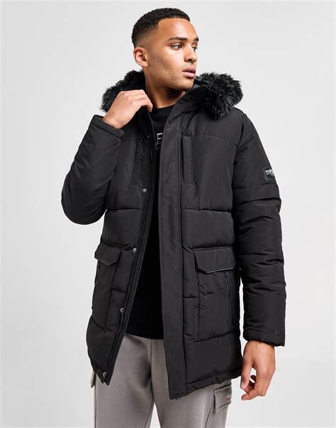 Musta McKenzie Compass Long Parka - JD Sports Finland