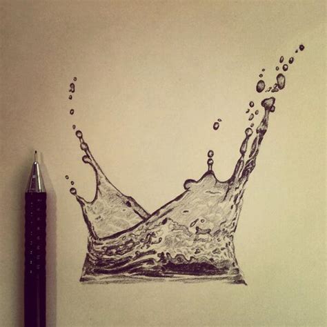 Water Drop Sketch at PaintingValley.com | Explore collection of Water ...