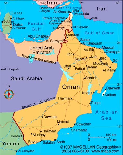 Sohar Map - Oman