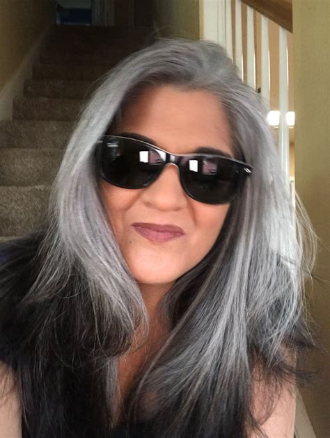 Letting my “Silver” hair grow out! | Gray hair growing out, Natural