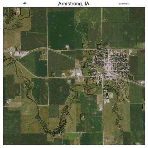 Aerial Photography Map of Armstrong, IA Iowa