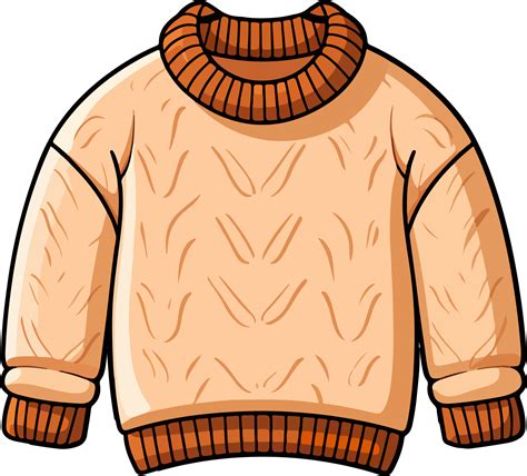 ai generated cute sweater  cartoon style  png