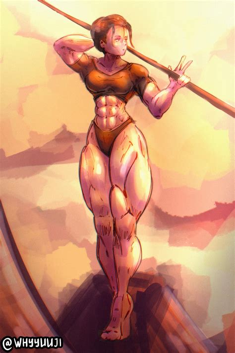 Asian Muscle mommy by whyyuuji on DeviantArt