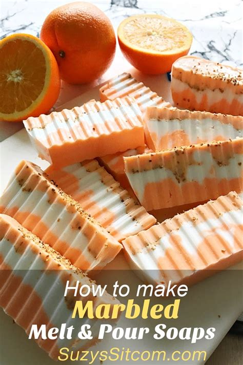 marbled melt  pour soaps ideas   home