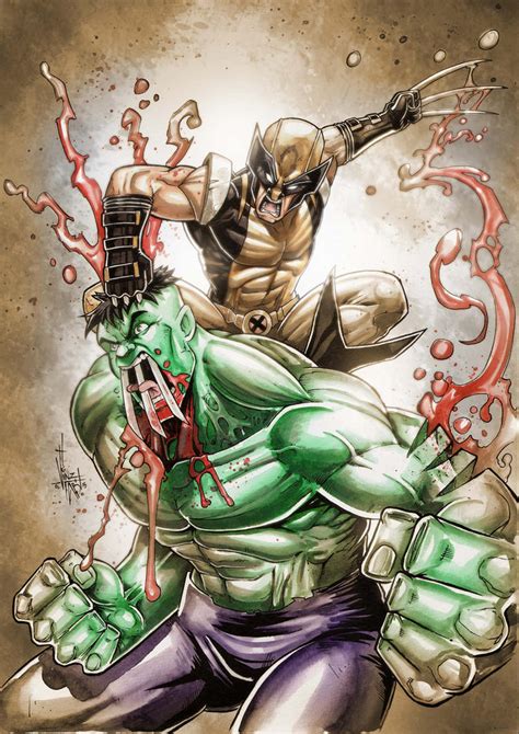 WOLVERINE VS HULK by Vinz-el-Tabanas on DeviantArt