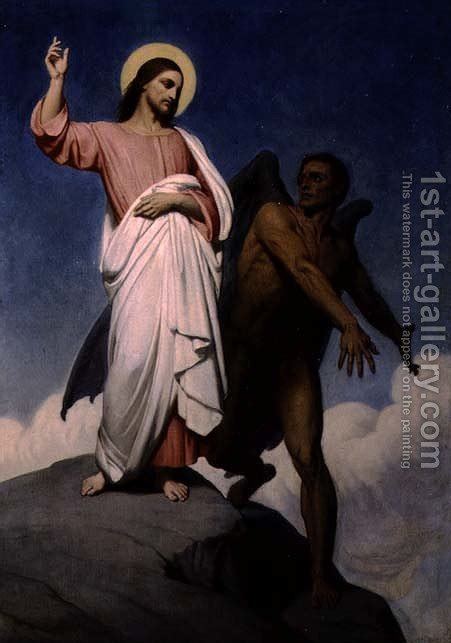 The Temptation Of Christ Painting at PaintingValley.com | Explore ...